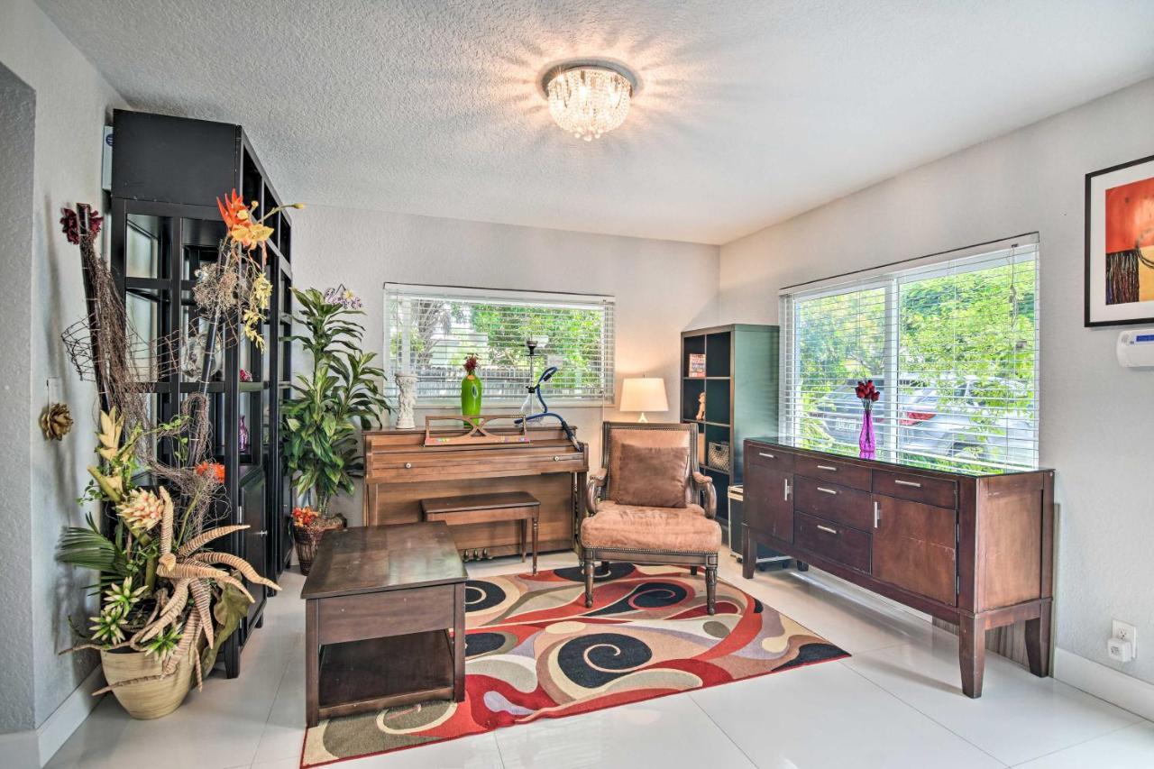 Shady And Eclectic Fort Lauderdale Dwelling With Yard! المظهر الخارجي الصورة