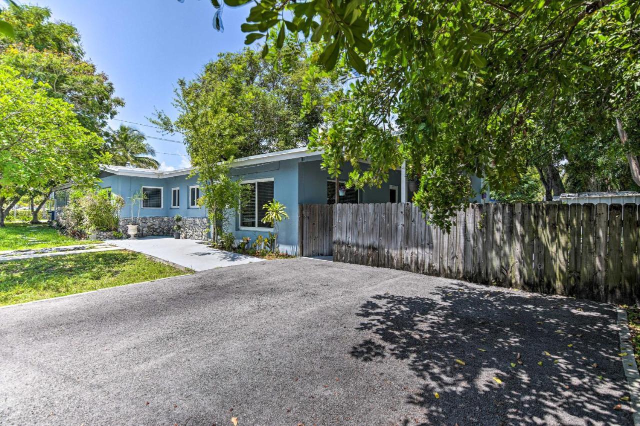 Shady And Eclectic Fort Lauderdale Dwelling With Yard! المظهر الخارجي الصورة