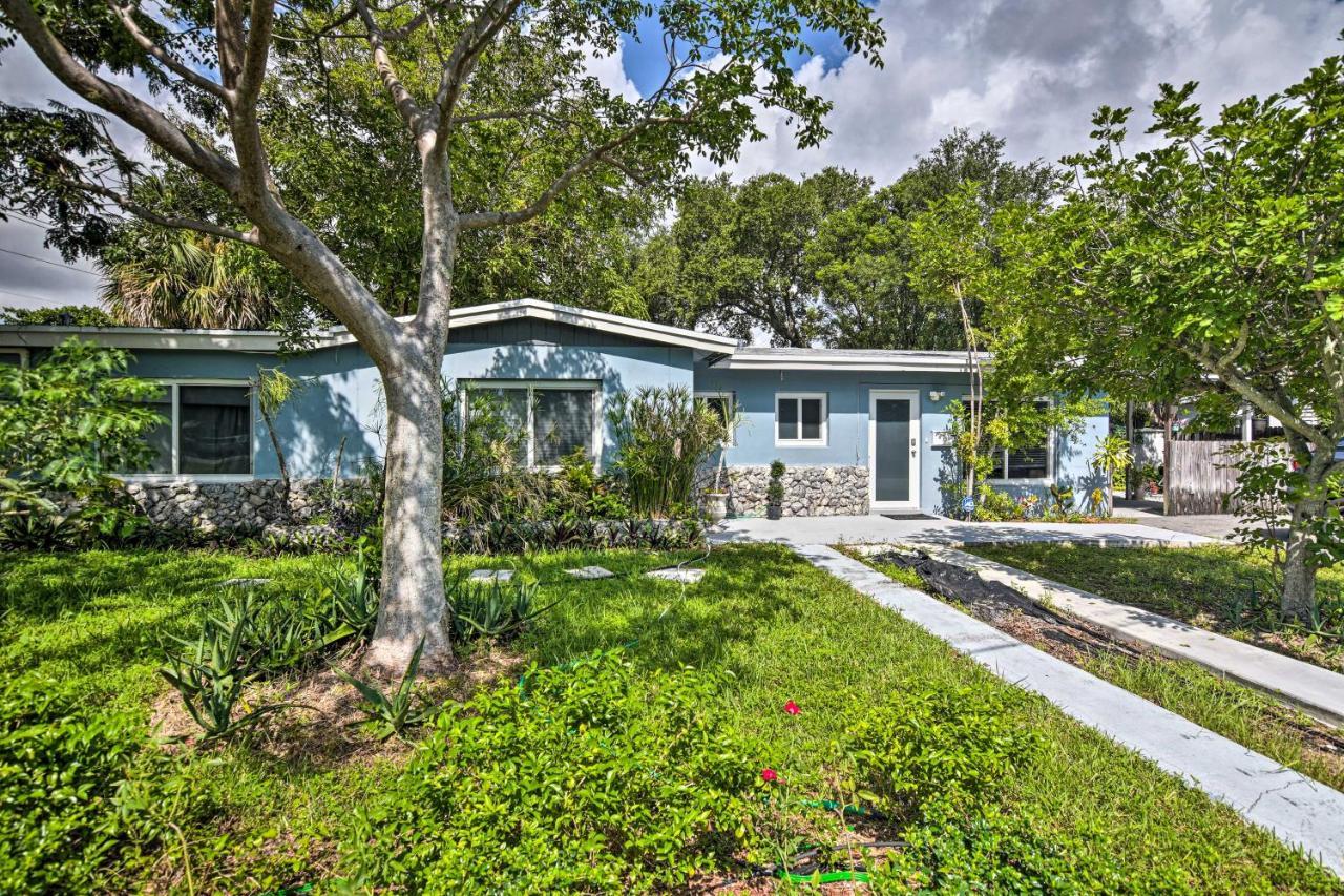Shady And Eclectic Fort Lauderdale Dwelling With Yard! المظهر الخارجي الصورة